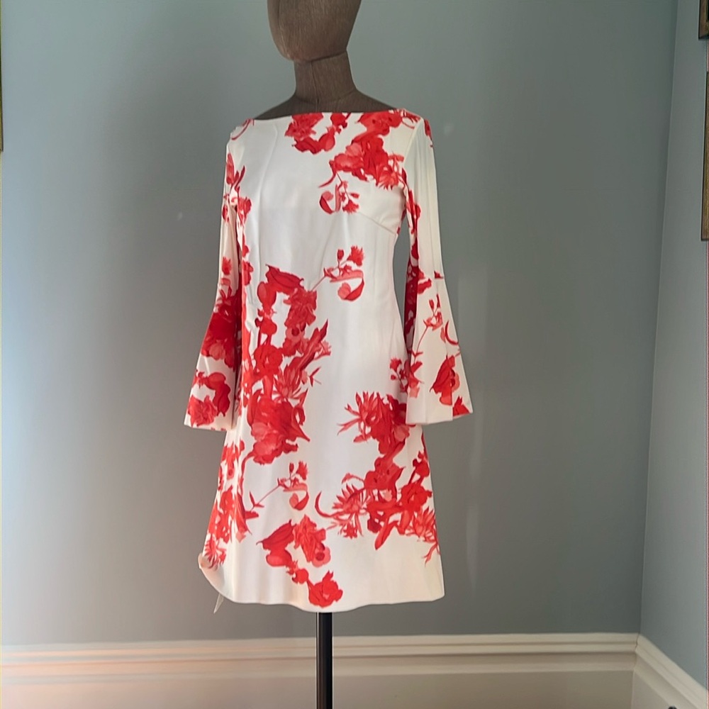 Chiara Boni White and Red Women's Dress